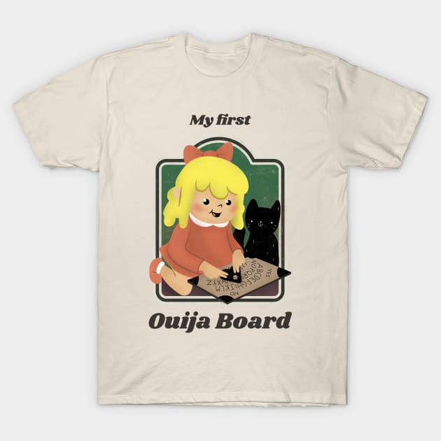 Cute Retro "My First Ouija Board" Parody T-Shirt by TOXiK TWINS